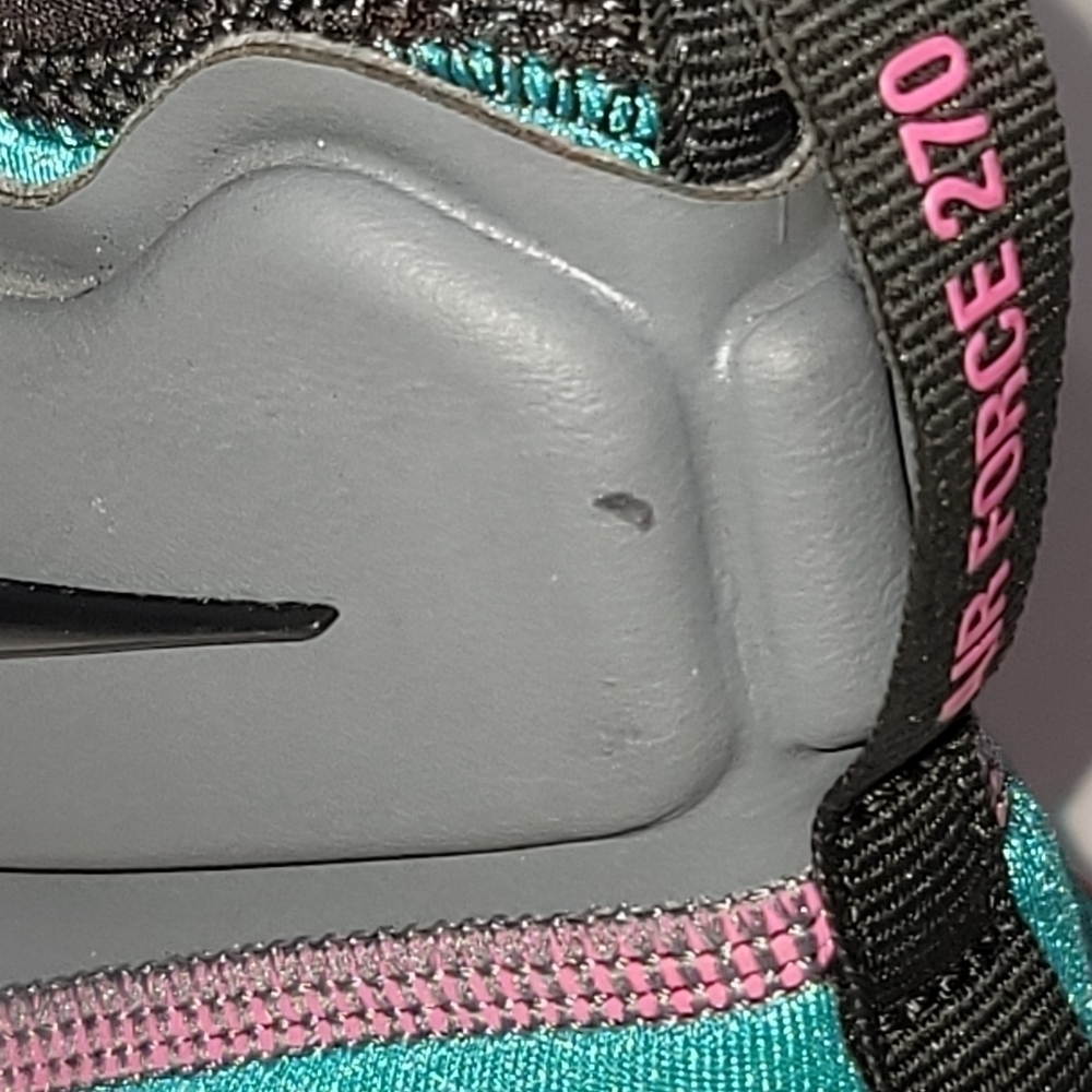 Nike Air Force 270 Cool Grey Hyper Jade - Picture 9 of 14